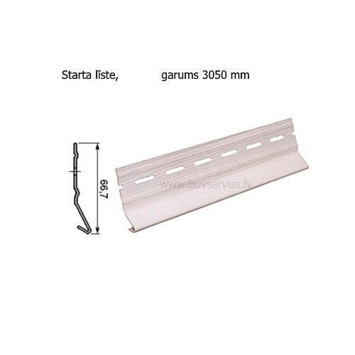 Starta līste, garums 3050 mm